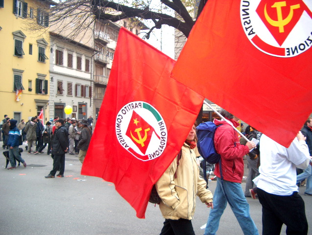 Rifondazione flags.