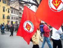 Rifondazione flags.