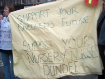 nursery nurses demonstrate